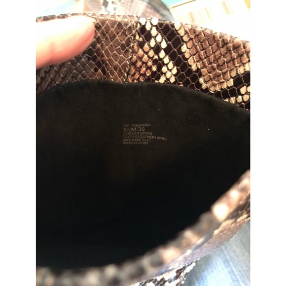 Vince Camuto Gravana Snakeskin Knee High Boots - 5 1/2 M - Picture 12 of 12